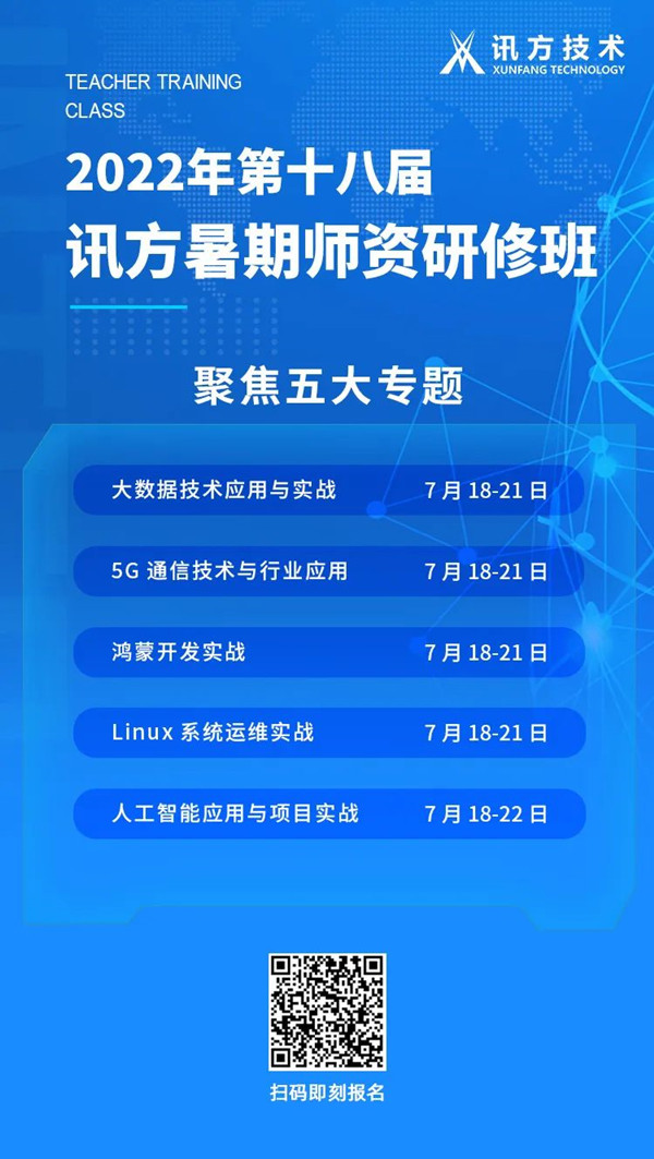 2022讯方暑期师资研修班 2022讯方暑期师资研修班