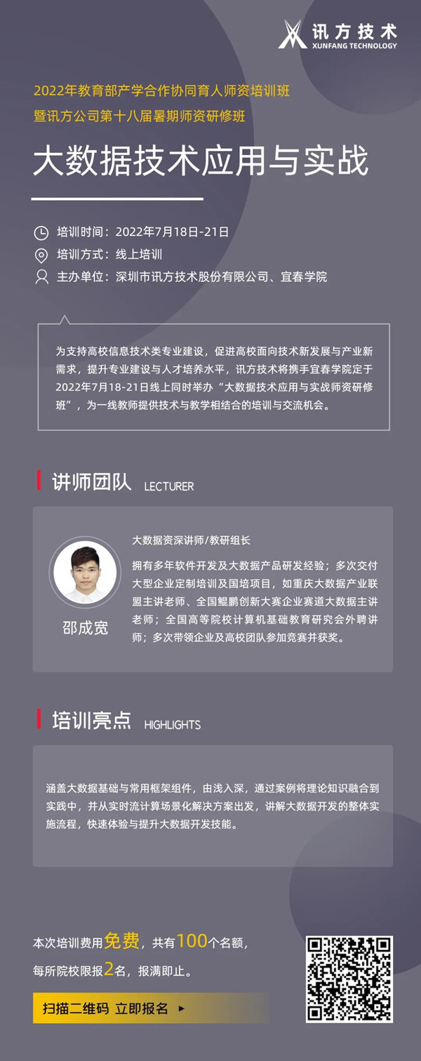 2022讯方暑期师资研修班 2022讯方暑期师资研修班